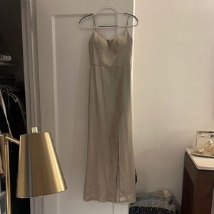 Jenny Yoo Champagne Slip Dress